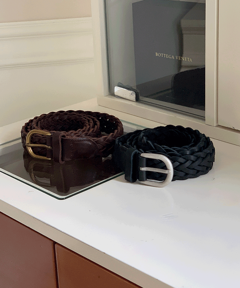 Twisted Cowhide Belt : [PRODUCT_SUMMARY_DESC]