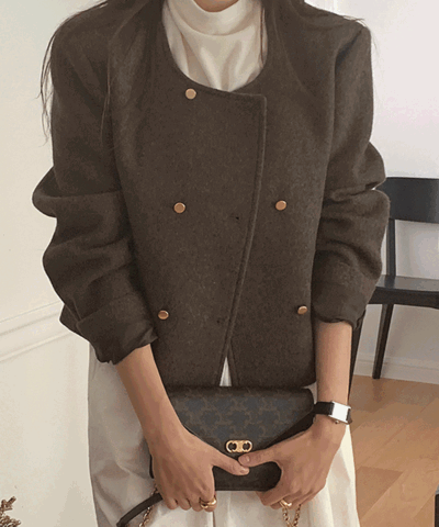 Royal double button wool jacket : [PRODUCT_SUMMARY_DESC]