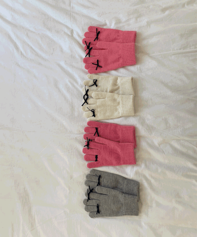 Kitch Ribbon Touch Gloves : [PRODUCT_SUMMARY_DESC]
